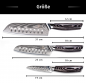 Preview: Obst Damastmesser-Santoku-Set Damast Officemesser Küchenmesser Damast-Küchenmesser von Wolfblood LH Lifestyle.jpg